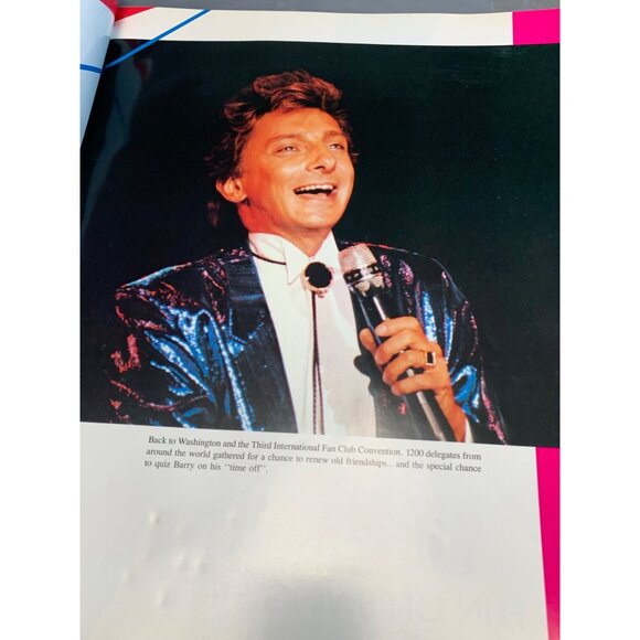 Barry Manilow 1987 Big Fun Tour De Force Concert Program Book - Picture 5 of 8